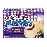 Smucker's Uncrustables peanut butter & grape jelly sandwich, 4 count Full-Size Picture